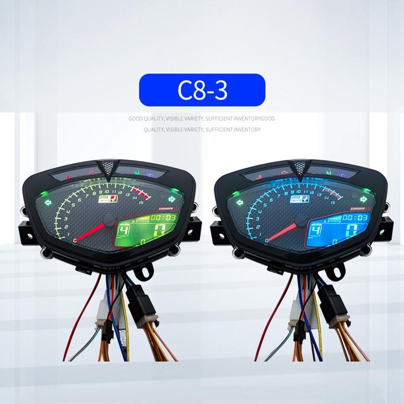 Powerful Digital Meter For Lc135 V1 Jupiter MX Copy Uma Motorcycle Speedometer LCD RPM Tachometer Meter