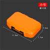 Small Fishing Tackle Box Compact Lure Storage Case Durable Portable Hook Organizer with Secure Lock for Fishing Gear Accessories