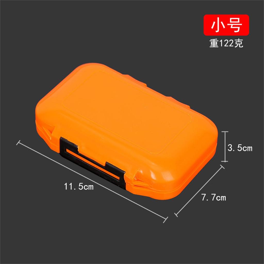 Small Fishing Tackle Box Compact Lure Storage Case Durable Portable Hook Organizer with Secure Lock for Fishing Gear Accessories