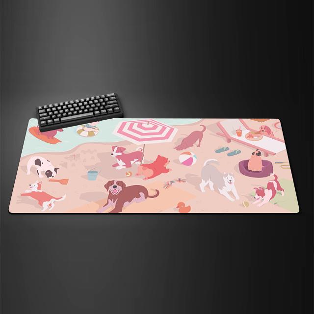 Magic cat Mouse Pad Keyboard Mouse Pad 400*900mm Anime Arcane Mats Gaming Accessories Gamer Carpet Rug Large Desk Mat office