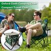 Folding Chair Durable Portable Folding Camping Stool with Storage Bag Waterproof Load-Bearing Chair for Outdoor