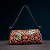 Retro Embroidery Satin Silk Handbags Flower Storage Bags Silk Embroidered Women Bag Fashion Matching Bride Women Handbag