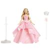 Mattel WICKED Deluxe Glinda Doll from the film Doll for ages 6 and HXY37 "Wicked" - Dress-up up, Pink,
