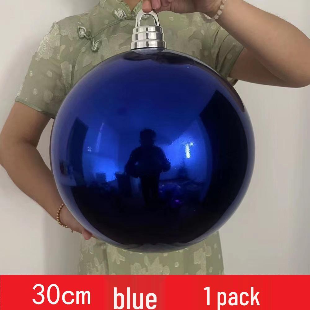 Custom Electroplated Round Christmas Hanging Ornament