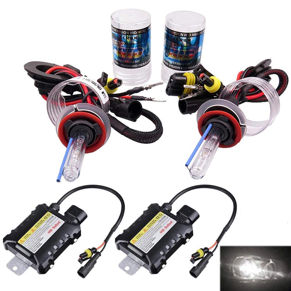 

1 комплект 5000K 55W ксенонового HID-комплекта с цифровым балластом для автомобиля DC 12V H8/H9/H11 фары,