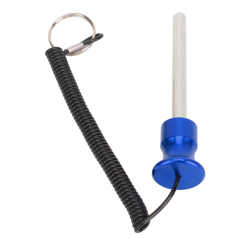 Gym Weight Stack Pin with Lanyard Enhanced Security Selector Lock Pin Gym Accessory for Workout Fitness Exercise Blue 10mm 80mm