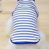 Dog Vest Stripe Design Two-legged Dog Cloth Sleeveless Soft Vest for Pet
