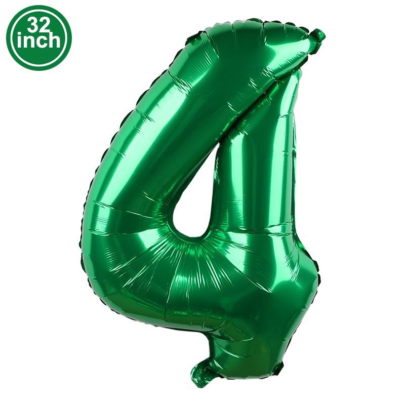 Multi Color Large Numbers 1 Balloon 32Inch 1 2 3 4 5 6 7 8 9 Birthday Ball Red Digit Bachelorette Balloons Figure Golob Balloons
