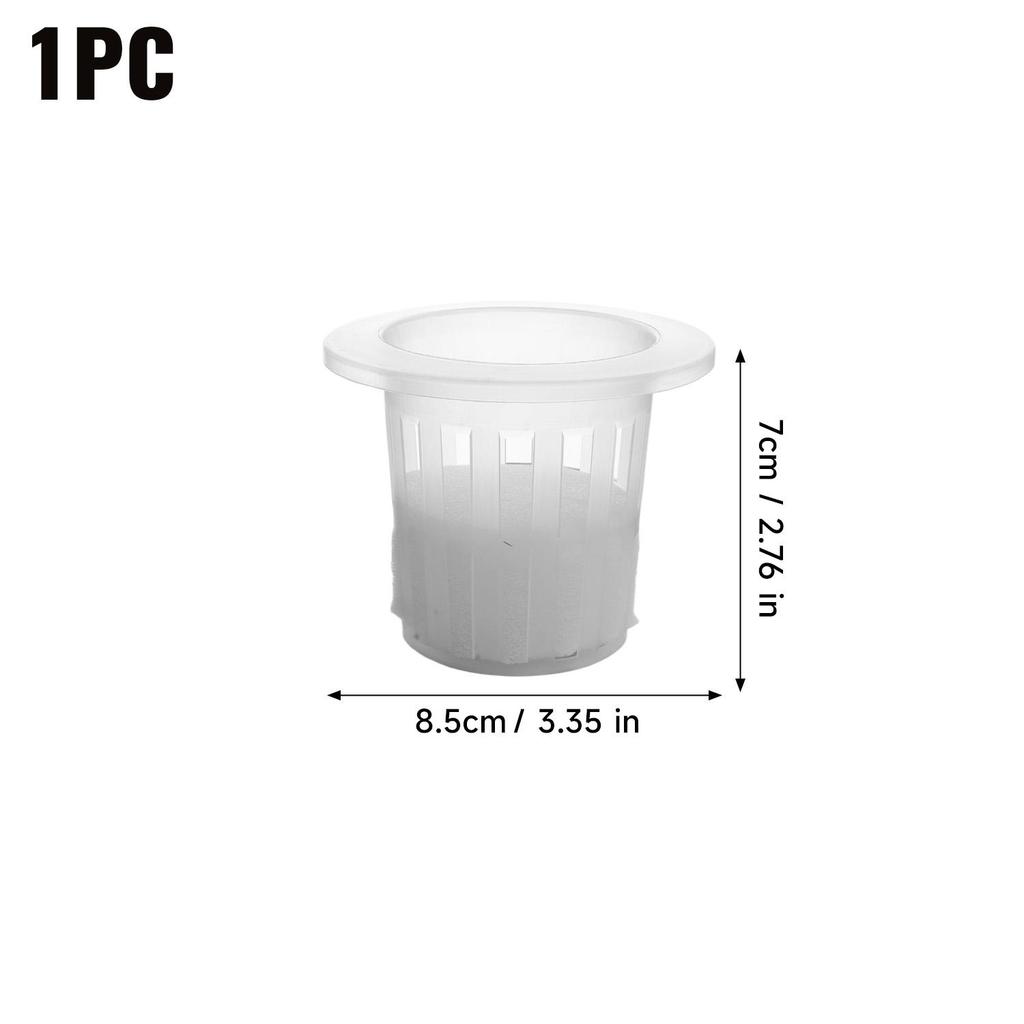 Hydroponic Vegetable Seedling Planting Basket Round Plant Growing Net Nursery Pots Garden Plants Soilless Plastic Basket Holder