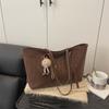 New Fashi Leopard Print Tote Bag Women High Quality Retro Shoulder Bag for Daily Commute Comfortable and Versatile Bucket Bag