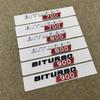 Compatible with Mercedes-Benz BITURBO 800/700/900 Brabus G800 Fender Side & Tail Emblem Badges.