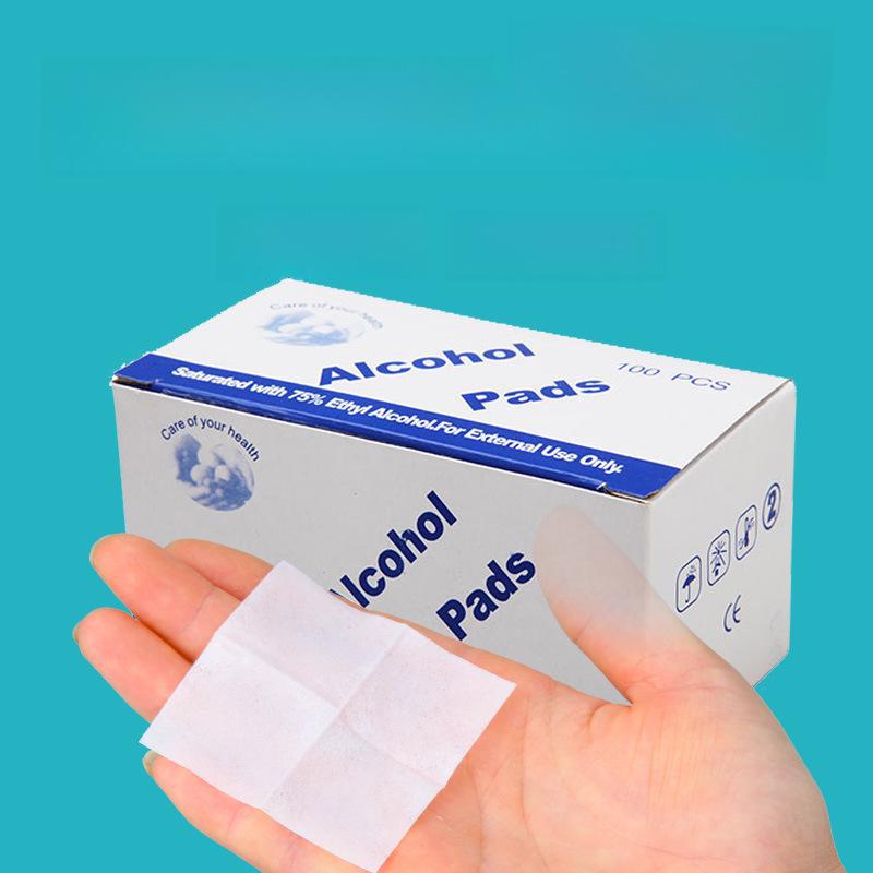 Disposable Alcohol Cotton Pads for Mobile Phones, Tableware, First Aid, and Disinfection