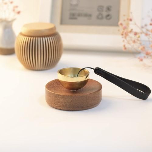 Mini Orin (Small But Great Sound) - Brass Singing Bowl with Long-Lasting Sound - Portable and Perfect for Buddhist Altars