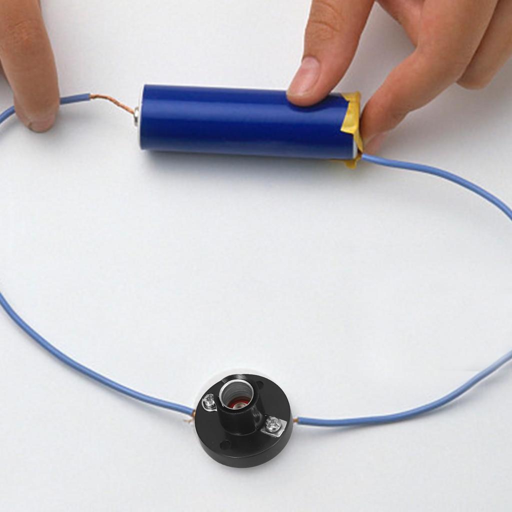 POPETPOP 40-Piece Light Bulb Socket Set, Miniature Tube Holders with Screw-On Bulb Bases, Perfect for Home or Classroom Physics Experiments