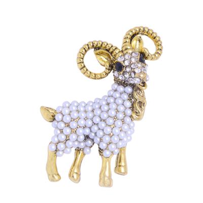 Cartoon Animal Brooch Buckle English Sentence Personality Letter Shape Paint Badge