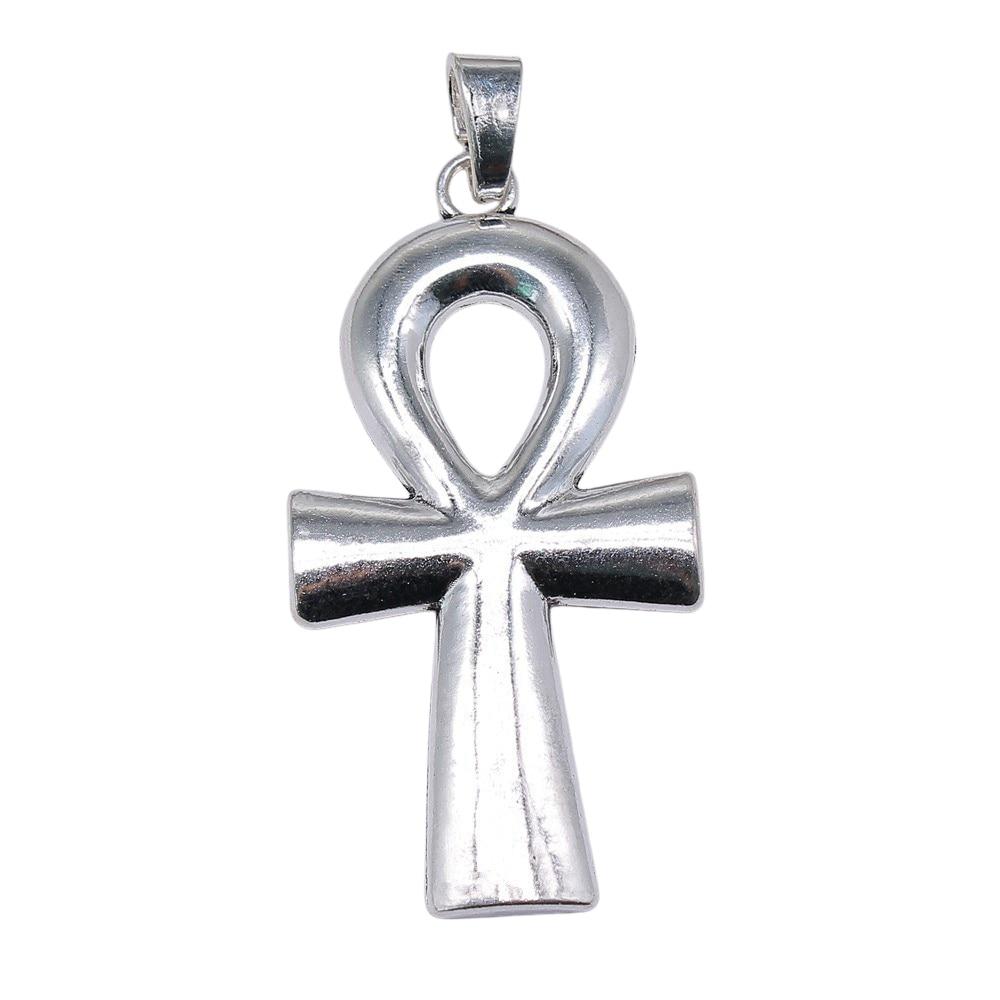 

1 шт., Древний Египетский Ключ Жизни, подвеска с крестом Анк, подвески, античное серебро, цвет цинкового сплава, 80X42 мм