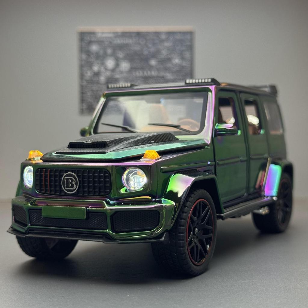 1/32 Scale Benz G800 Electroplated Version Alloy Car Diecast Metal Model Collect Hobby Model Ornaments Kids Toys Present for Children