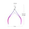 Professional Manicure Set Rainbow Stainless Steel Nail Cuticle Nipper Pusher Dead Skin Remover