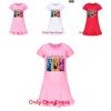 Kpop Demon Hunter Girl Short Sleeve Nightdress With Polyester Fabric For Teen Lounging