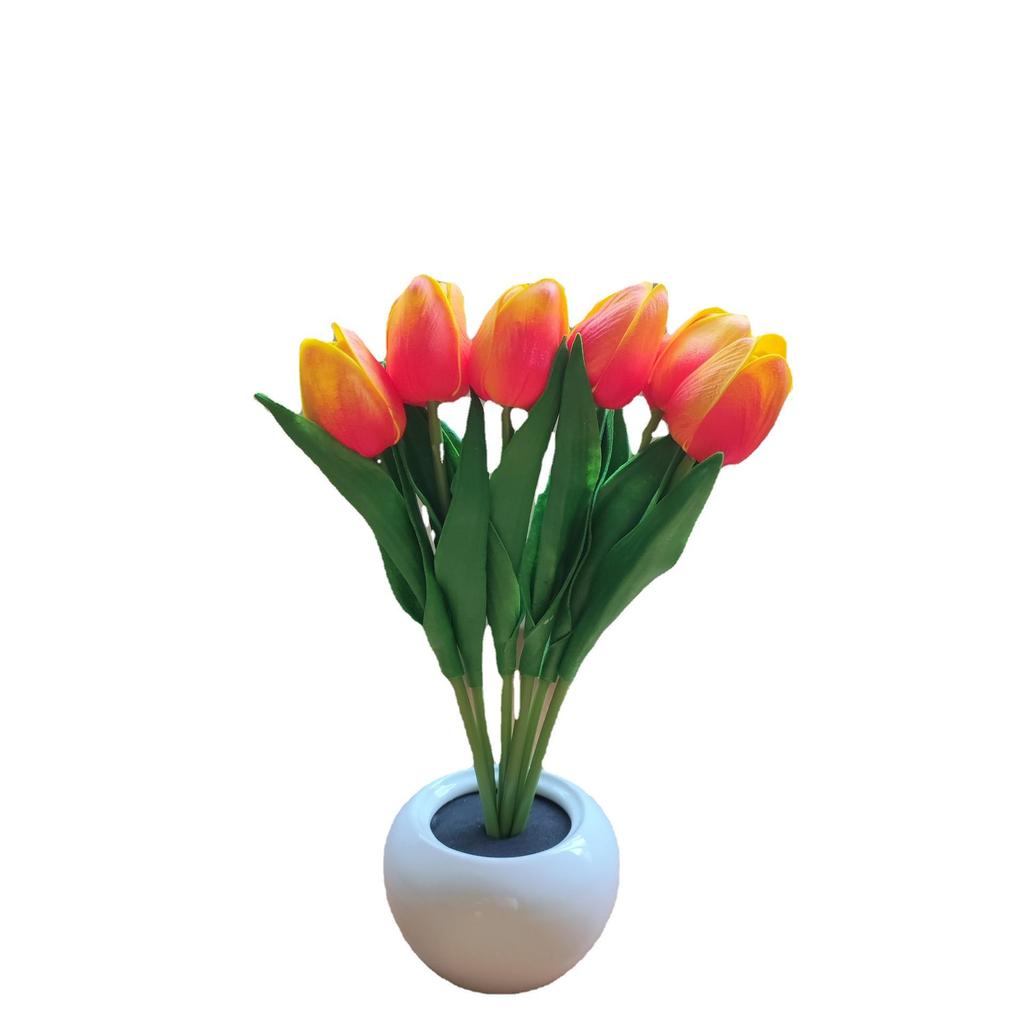 Dimmbares LED-Tulpen-Nachtlicht Blumenstrauß für Schlafzimmer-Dekoration