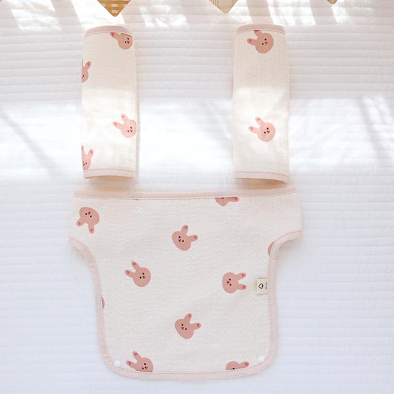 Cute Design  Infant Toddler Saliva Towel Feeding Burp Cloths Baby Bib Waist Stool Carrier Protective Cover Pad Universal
