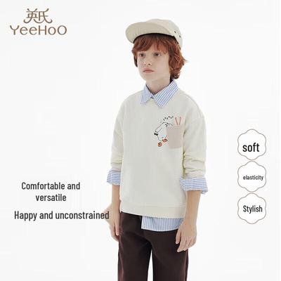 Boys' Long Sleeve Crewneck Sweatshirt