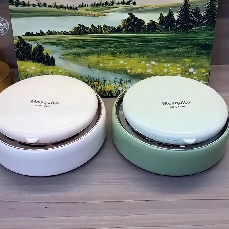 Anti-Mosquito Mosquito Coil Holder Stable Base With Tray Mosquito Coil Bracket Heat-Resistant Sandalwood Incense Burner Patio