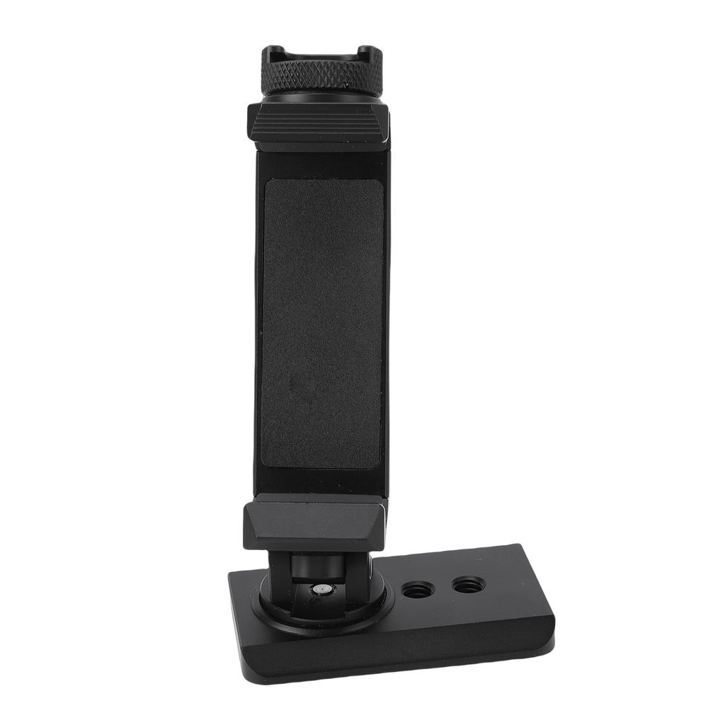 Phone Tripod Mount with Rotatable Cold Shoe Smartphone Mount Adapter Cold Shoe Cell Phone Stand Holder for Desktop