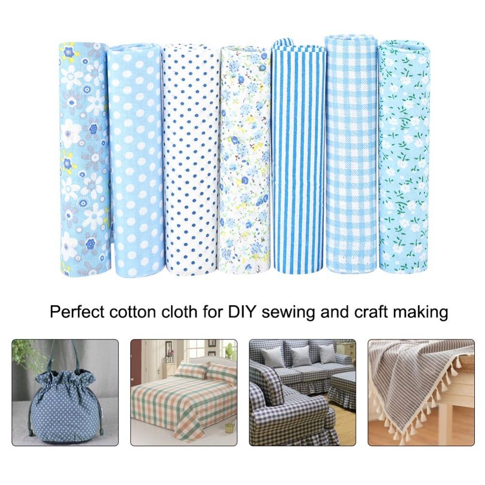 7Pcs Pure cotton composition Fabric Bundle Patchwork Cloth Cloth ornament crafting