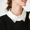 New Fake Collars For Women Checker Lapel Detachable Collar Shirt Lace Stand False Collar Woman Removable Tie Nep Kraagie