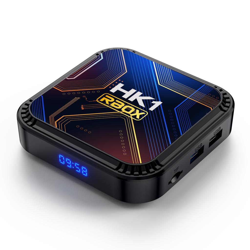 2023 Smart TV Box HK1 RBOX K8S Rockchip3528 8K 4K Android 13 Google Voice Media Player BT 5G Wifi6 4GB 64GB Set Top Box