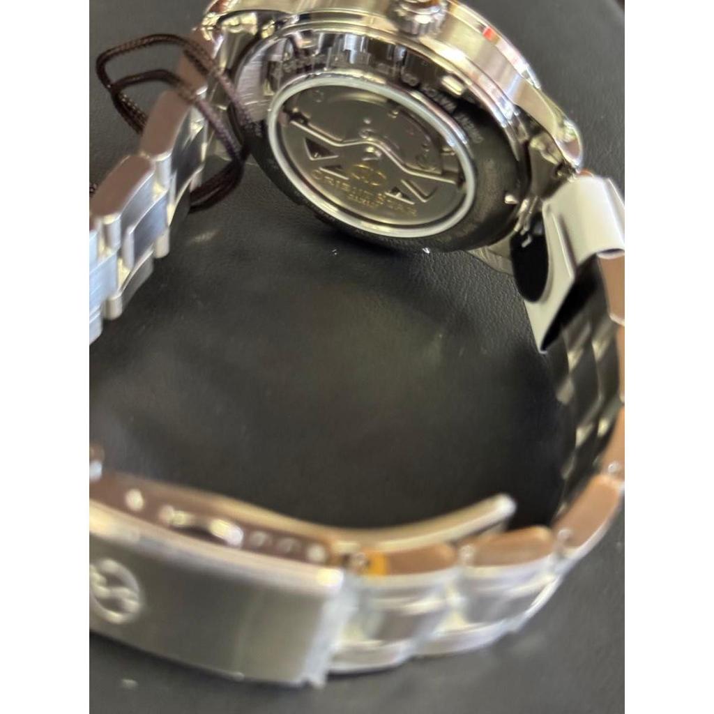 Used New Orient Star Semi-skeleton Navy Watch WZ0081DA