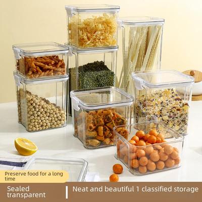 Transparente Vorratsgläser in Lebensmittelqualität für Getreide, Cerealien, Snacks und Tee