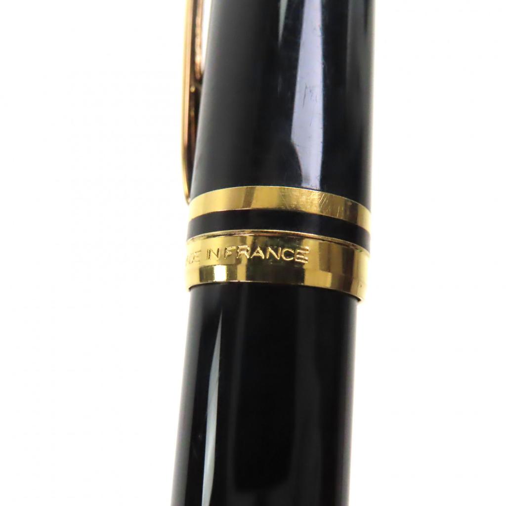 Very Good WATERMAN fountain pen IDEAL Black gold 18K mens Used