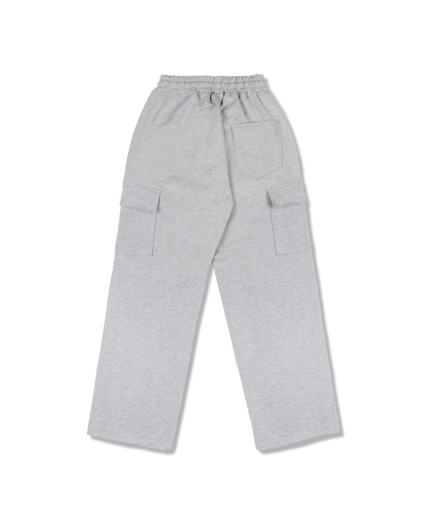 NP STUDIO [Four Seasons] Tr Cargo Wide Sweatpants Gray