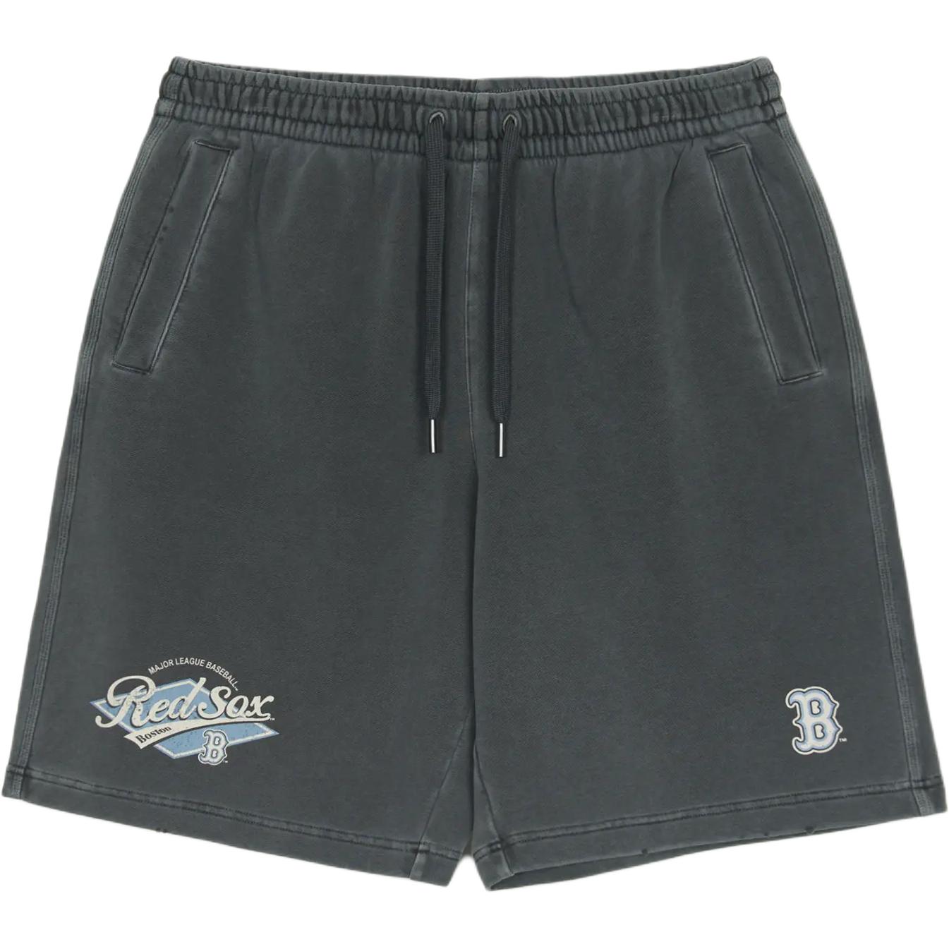 MLB Casual Shorts Unisex Charcoal Gray 3ASPV2053-43CGD S
