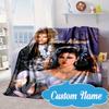 Custom Name Golden Labyrinth Adventure Blanket bed sofa Blanket Flannel Blanket for Camping, Hiking, Picnic Essentials,gift for Fan family