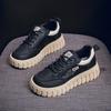 Fashion Women's Sneakers Fashion Leather Casual Shoe Designer Platform Shoes for Women Height Increasing Shoes Tenis Shoes Zapatos Mujer