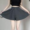 Damen Sommer Lässig Puffshorts Elastischer Bund Locker Vielseitige Rockhose
