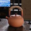 High Temperature Resistant Rough Pottery Boiled Teapot Kettle Tea Ceremony Kung Fu Teapot Retro Handmade Teapot Tea Fire Stoves