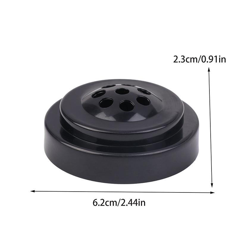 8 Löcher Mini Flaggenmastfuß Flaggenständer Hand Schwenk Flaggenständer Tragbarer Tischflaggenständer Schwarzer Kunststoff Für Büro Heimdeko