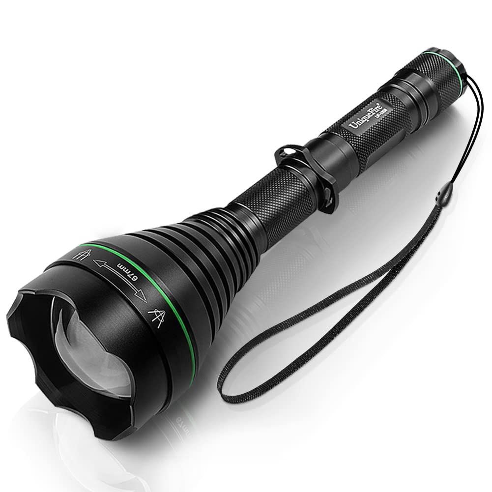 UniqueFire 1508 T67 850nm Infrared LED Flashlight with Invisible and Zoom Aluminum Alloy Shockproof to Combine with other night vision devices such as