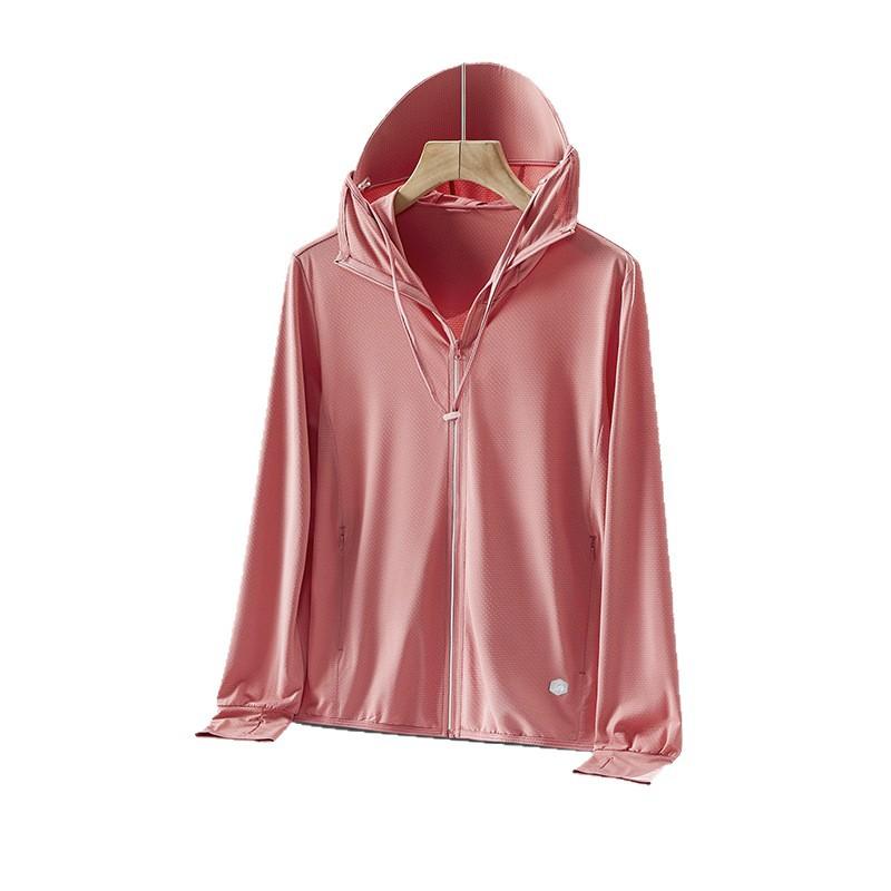 Sunscreen clothes for men and women, light and cool coats in summer, running sports, quick-drying and breathable ice silk skin clothes