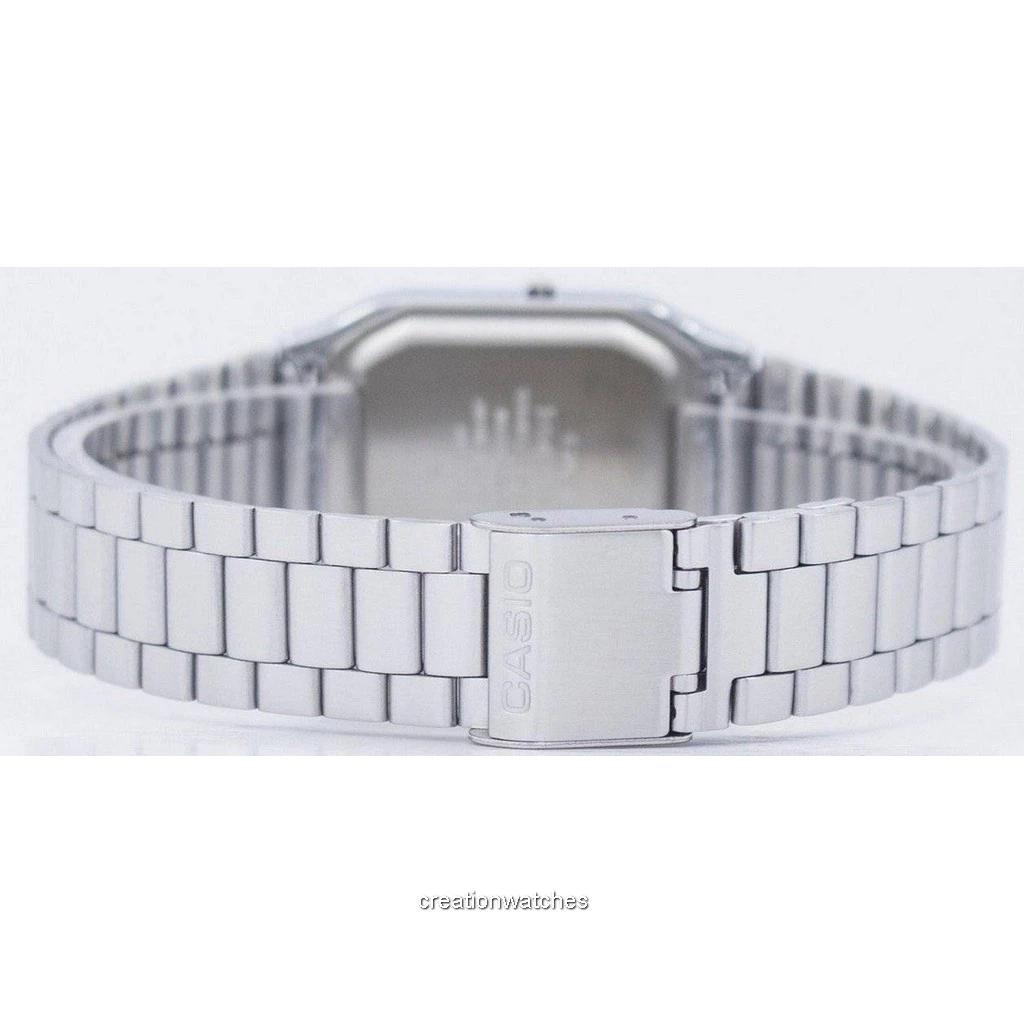 Casio Montre pour hommes Vintage double alarme à Quartz analogique numérique AQ-230A-7DMQ AQ230A-7DMQ