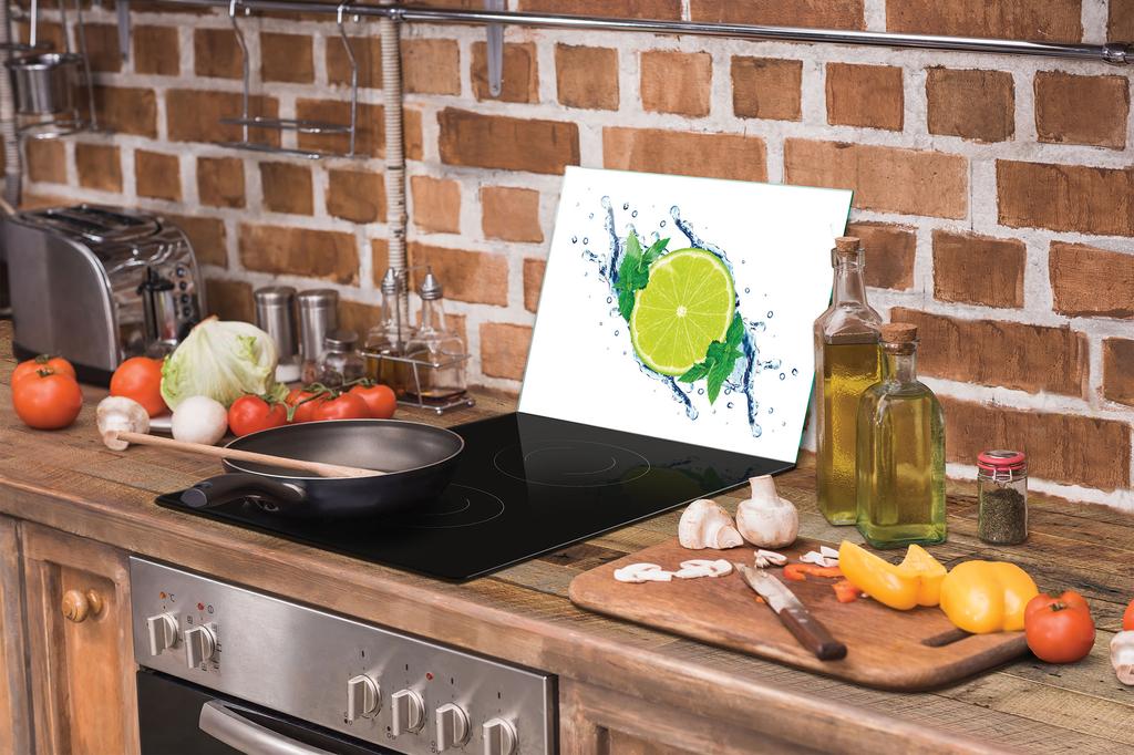 SZKLANA DESKA DO KROEJNIA 30x22 LIMONKA