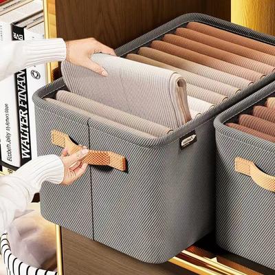 Organizator de haine îngroșate, pantaloni, dulapuri de depozitare pentru pulovere, sertare, organizator, cutie de depozitare pentru blugi, garderobă, organizatoare de depozitare a hainelor