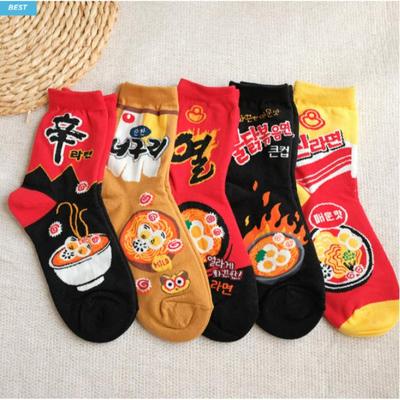 K‑Ramen Çorap 5 Çift Set – Kore Anında Noodle Temalı