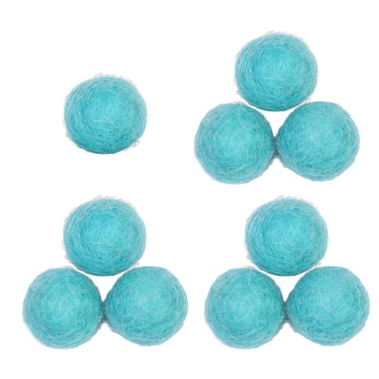 

10 шт., 15 мм, фетровые помпоны, декоративные, забавные, ручной работы, DIY шерстяные фетровые серьги, повязка на голову, ремесло, покебол, аксессуары для одежды Q