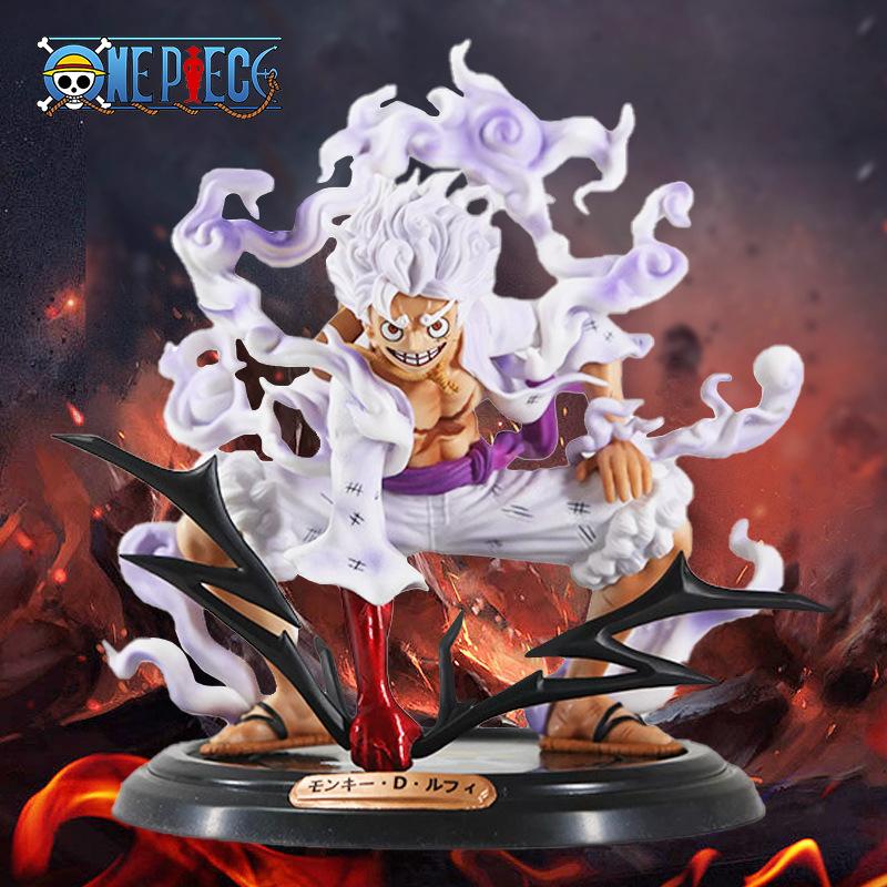 20cm One Piece Figure Nika Luffy Gear 5 Sun God Nika Luffy Figurine Action Figures Pvc Statue Collection Model Doll Toys Gift