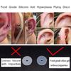 AOEDEJ 6-200P Silicone Piercing Healing Discs Anti Invagination Flexible Anti Hyperplasia for Earring Back No Pull Piercing Disc